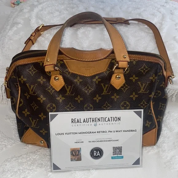 Louis Vuitton Retiro PM Authentic handbag